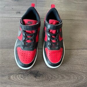 Nike Kids Black and Red dunks